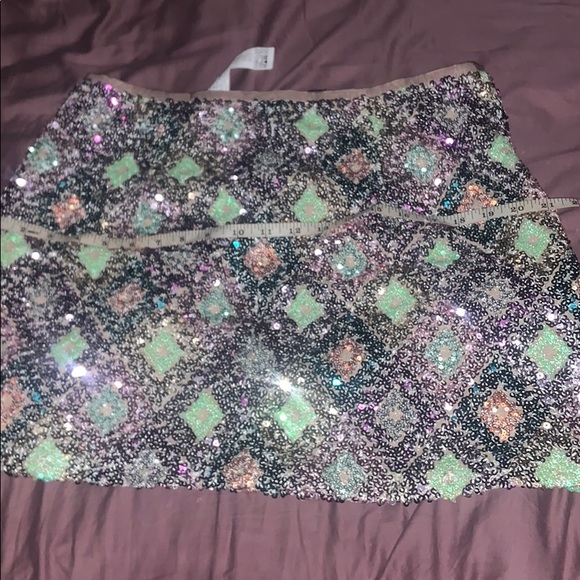 Zara sequin mini skirt - Picture 4 of 8